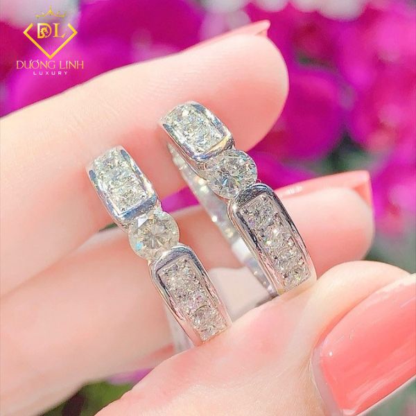 Nhẫn Cưới Cặp Kim Cương N281